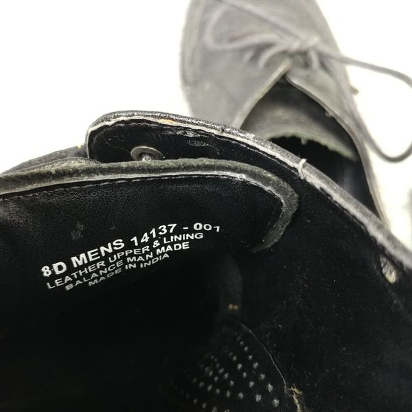 Florsheim Brogue Wingtip Oxfords Mens Size 8 Dress Shoes Black Leather Lace Up