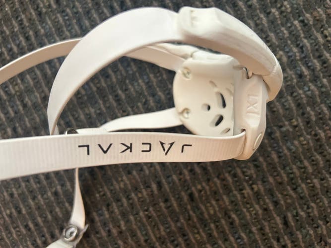NEW White Jackal Jaw Chinstrap