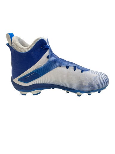 Used Under Armour Adult FB Cleats White Senior 10 11706-S000348628