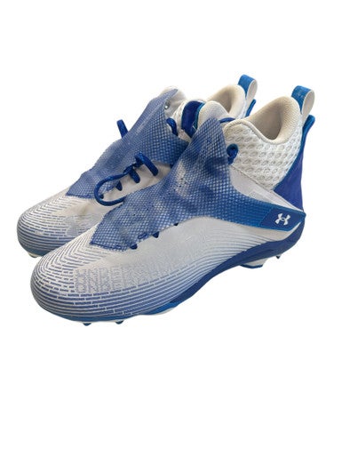 Used Under Armour Adult FB Cleats White Senior 10 11706-S000348628