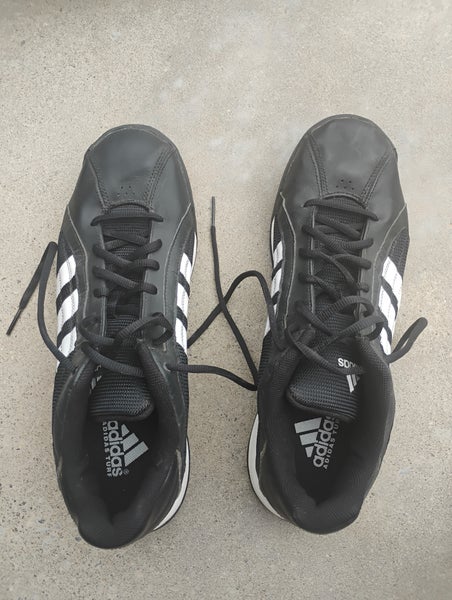 Black Men's Size M 12.0 (W 13.0) Adult Adidas Turf Cleats (Used)