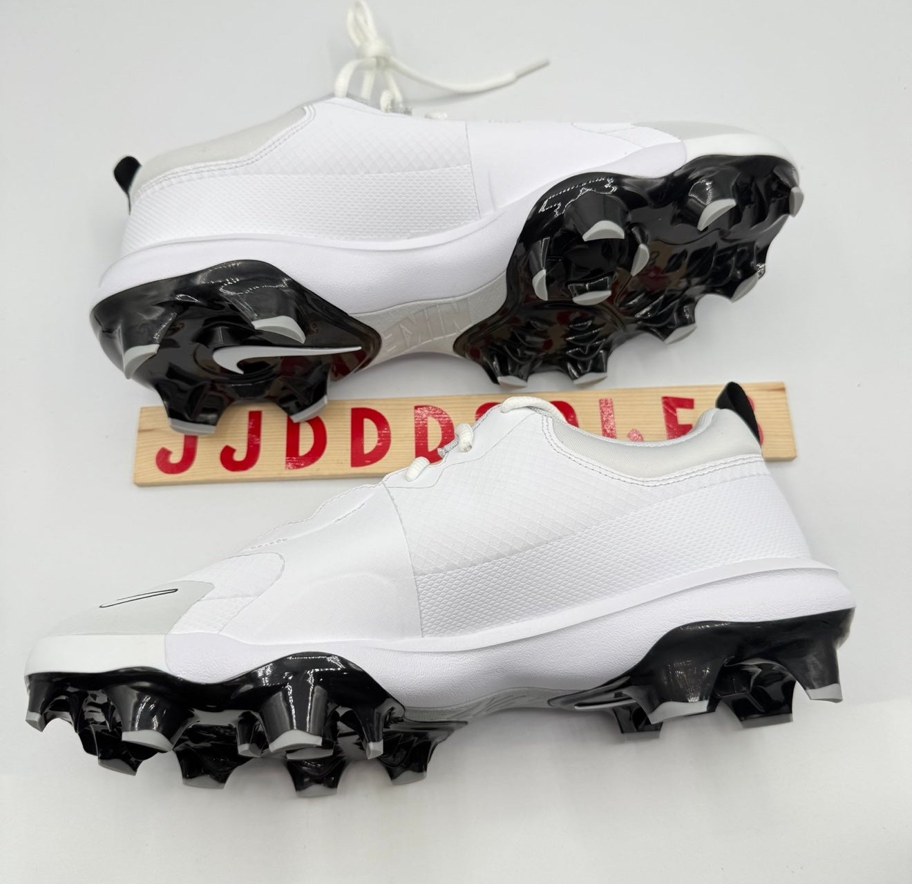 Nike Force Trout 9 MCS White Silver Baseball Cleats FZ0915-102 Men\'s Size 12 New Nike Force Trout 9 Pro MCS Baseball Cleats White Silver  main image 2