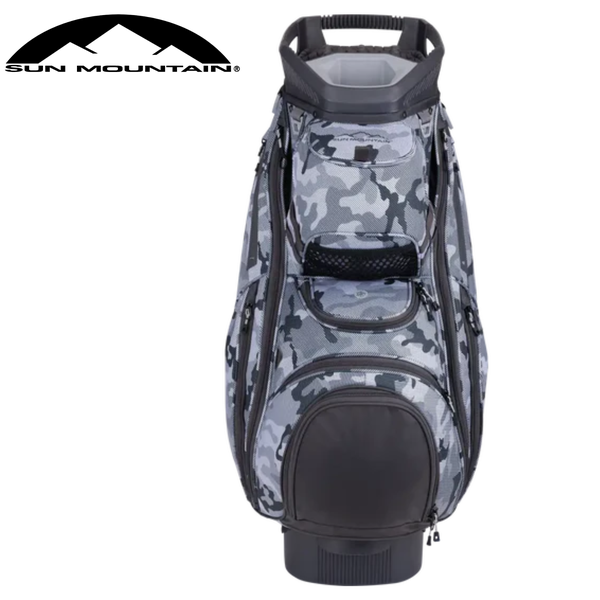 Sun Mountain C-130 Cart Bag: Steel-Raptor