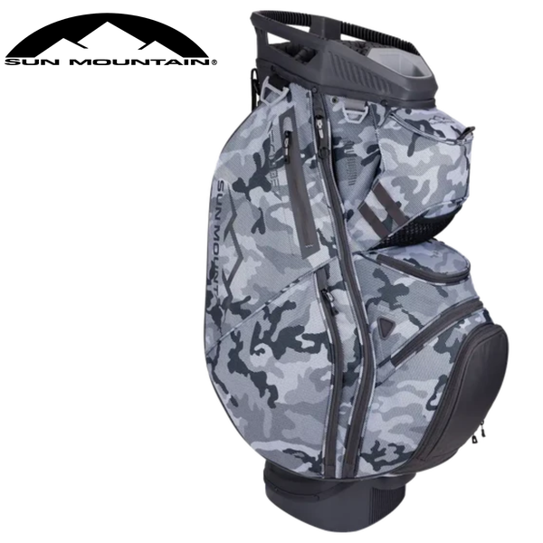 Sun Mountain C-130 Cart Bag: Steel-Raptor