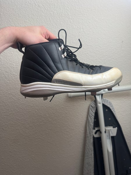 Black Men's Size 13.0 (W 14.0) Adult Jordan High Top Metal (Used)