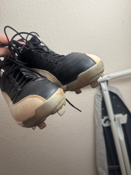 Black Men's Size 13.0 (W 14.0) Adult Jordan High Top Metal (Used)