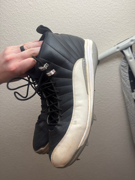 Black Men's Size 13.0 (W 14.0) Adult Jordan High Top Metal (Used)
