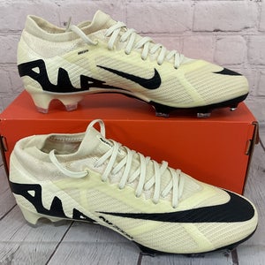 Nike DJ5603-700 Zoom Vapor 15 PRO FG Soccer Cleats Lemonade Black US 8 W 9.5