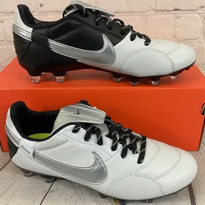 Nike AT5889-006 Premier III FG Soccer Cleats Photon Dust Metallic Silver US 4.5