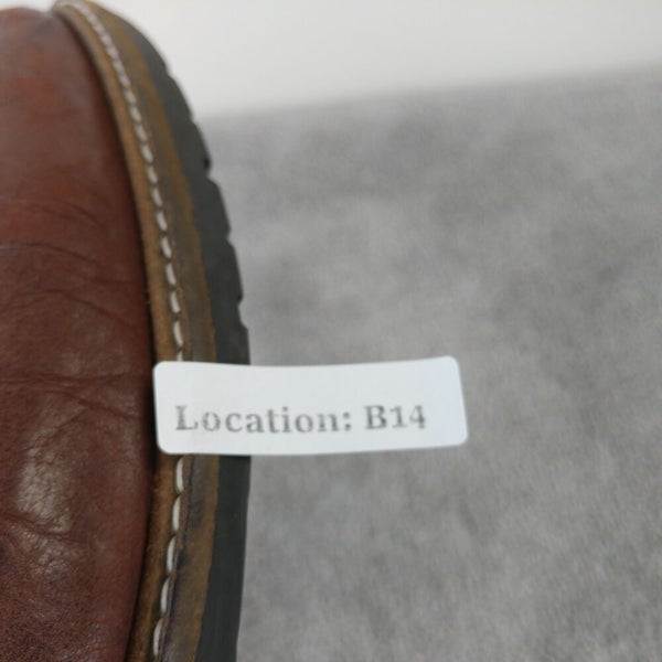 Cole Haan Nathan Plain Toe Mens 9.5 Shoes Brown Leather Oxford Lace Up C30634