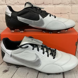 Nike AT5889-006 Premier III FG Soccer Cleats Photon Dust Metallic Silver US 13