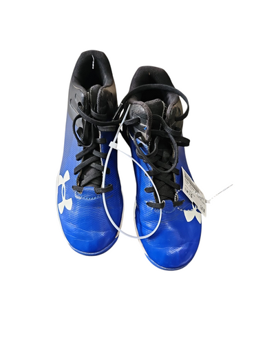 Used Under Armour BB CLEATS BB/SB Cleats Royal Blue Junior 02 11617-S000322351