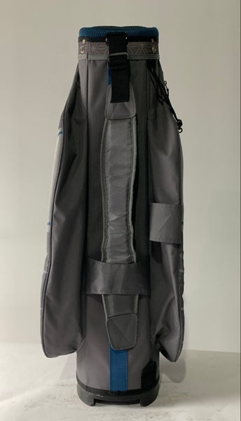 Callaway Solaire Cart Bag Grey Blue 6-Way Divide Single Strap Golf Bag