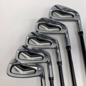 XXIO X Black Iron Set 6-PW Miyazaki AX-1 Flex 4344 59g Stiff Graphite Mens RH