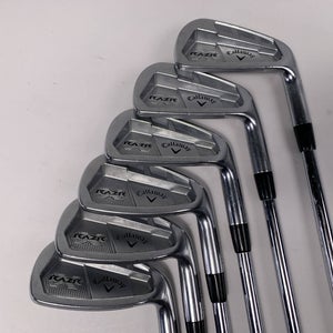 Callaway Razr X Forged Iron Set 5-PW Nippon NS Pro 990 GH Uniflex Steel Mens RH