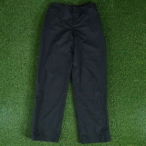 NIKE GOLF HYPERSHIELD WIND WATER REPEL PANTS TROUSERS BLACK, VGC WOMEN'S MEDIUM