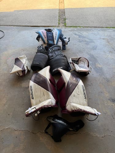 32" Bauer Hyperlite Regular Goalie Full Set (Used)