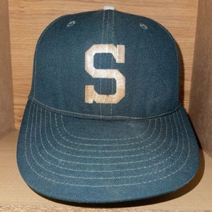 Vintage Michigan State Spartans Pro Line Fitted Hat Cap Mens Size 7 1/4