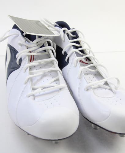 Blue Men's Size M 14.0 (W 15.0) Adult Adidas Mid Top Detachable Cleats (New)