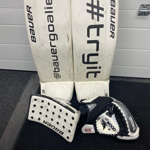 Mixed Full Set, Bauer Large and Sherwood Glove