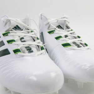 White Men's Size M 15.0 (W.16.0) Adult Adidas Low Top Molded Cleats (New)