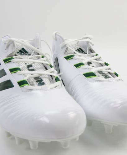 White Men's Size M 15.0 (W.16.0) Adult Adidas Low Top Molded Cleats (New)