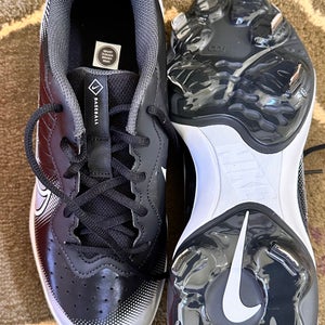 Black Men's Size M 8.0 (W 9.0) Low Top Metal (New)