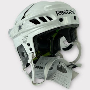 Pro Stock New Small White Reebok 11K Hockey Helmet