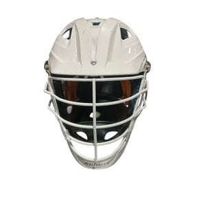 Used Schutt WHITE LACROSSE HELMET Lacrosse Helmet White One Size 11834-S000033518