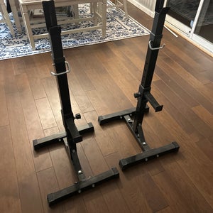 Portable 2 piece squat rack