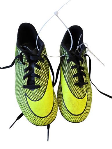 Used Nike Soccer Cleats Yellow Junior 04 11617-S000317597