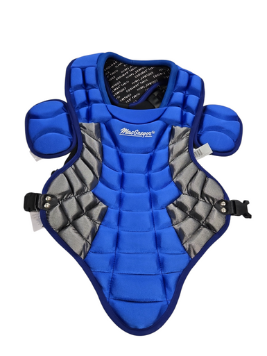 Used MacGregor CHEST PROTECTOR Catchers Chest Protector Royal Blue Junior 11617-S000318884