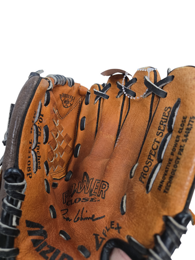 Used Mizuno PROSPECT BB/SB Glove RH Throw Brown 10 3/4" 11617-S000318893
