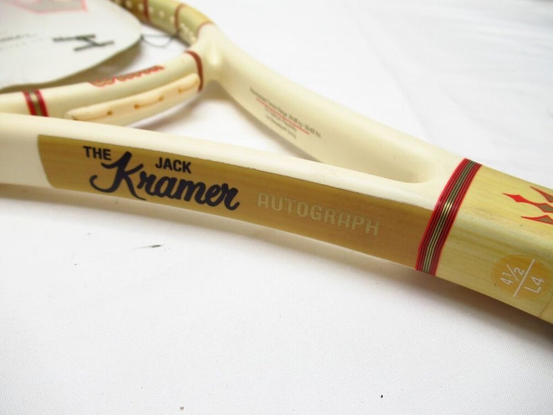 *NOS* WILSON JACK KRAMER AUTOGRAPH MILLENNIUM TENNIS RACQUET (4 1/2) #0791/2000