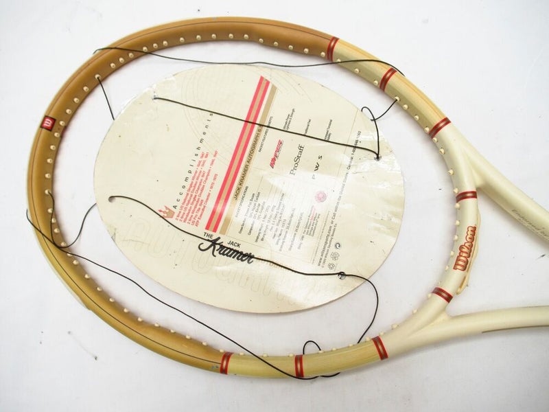 *NOS* WILSON JACK KRAMER AUTOGRAPH MILLENNIUM TENNIS RACQUET (4 1/2) #0791/2000