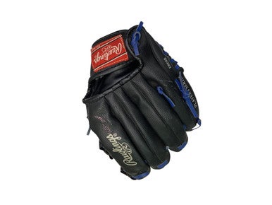 Used Rawlings PLAY SERIES BB/SB Glove RH Throw Black 9 1/2" 11347-S000243520