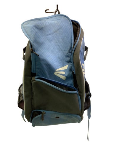 Used Easton 2  BAT BAG BLUE BB/SB Player Backpack Carolina Blue 11347-S000243648
