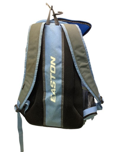 Used Easton 2  BAT BAG BLUE BB/SB Player Backpack Carolina Blue 11347-S000243648