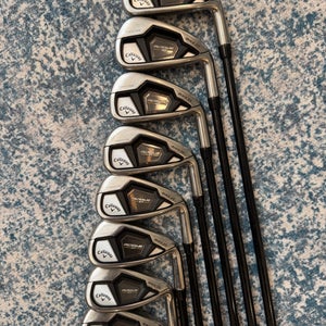 Men's 2022 Callaway Rogue ST Max OS Right Handed Iron Set Regular Flex Graphite Shaft (Used)