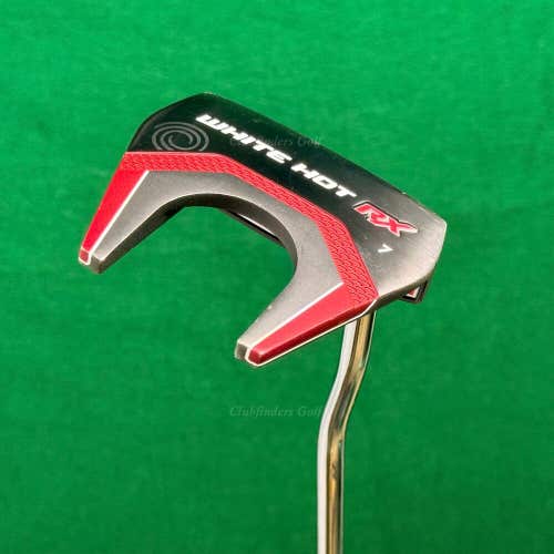 Odyssey White Hot RX 7 Black 2020 35" Bouble-Bend Mallet Putter w/Super Stroke