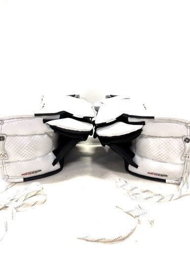Used Vaughn V10 31+2 Goalie Leg Pads Inter White 31" 11860-S000288357