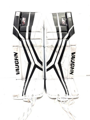 Used Vaughn V10 31+2 Goalie Leg Pads Inter White 31" 11860-S000288357