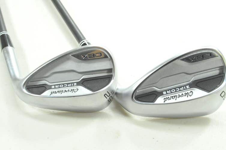 Cleveland CBX Zipcore 52*, 60* Wedge Set RH Catalyst Spinner 80 Graphite #192556