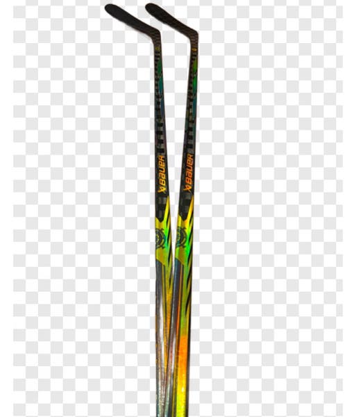 2 Pack GOLD Senior Bauer Proto-R Left Hand Hockey Stick P92 77 