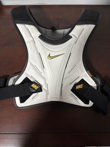 Nike Vapor Elite Chest Pad White And Gold
