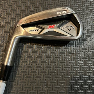 Men's Callaway 4 iron X hot Left Hand Stiff Flex Steel Shaft (Used)