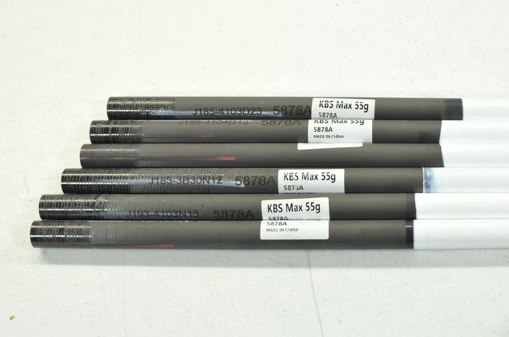 Lot De 7 Tiges De Fer KBS Max Senior – Graphite .370, 55g, 41 Pouces (neuves)
