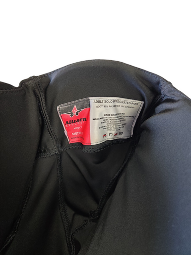 Used Alleson Adult FB Integrated Pants Black MD 11617-S000314913