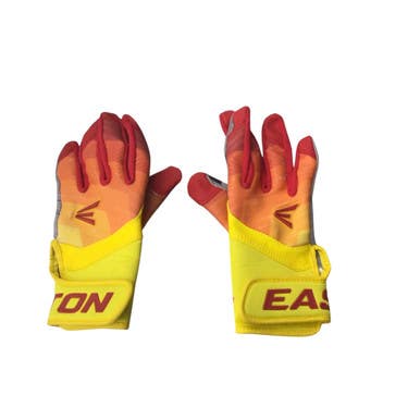 Easton (Used) Yellow Batting Gloves