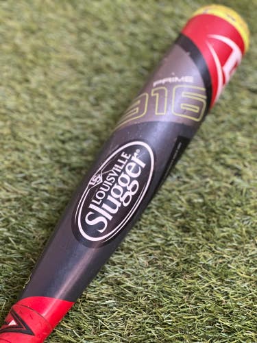Used 2016 Louisville Slugger Prime 916 Bat USSSA Certified (-8) Composite 23 oz 31"
